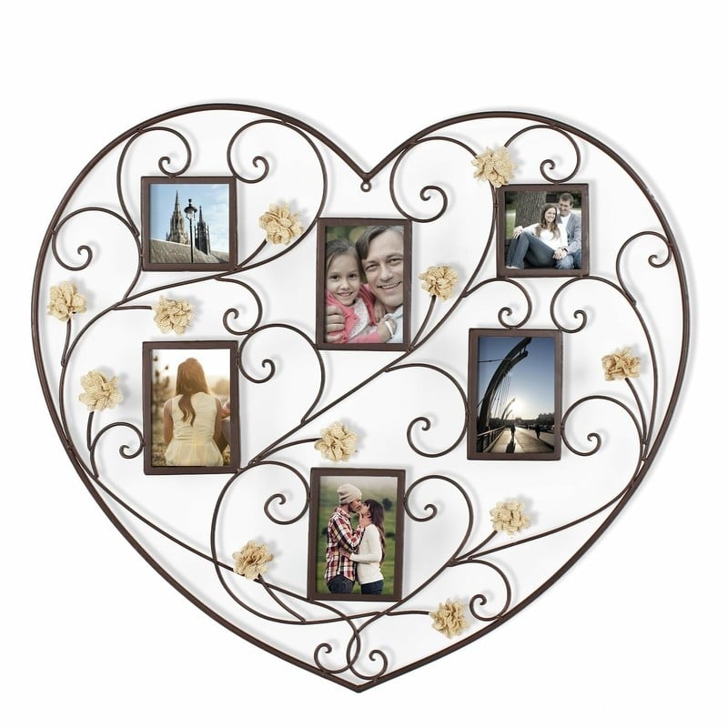 Heart Shaped Iron Collage Frame
