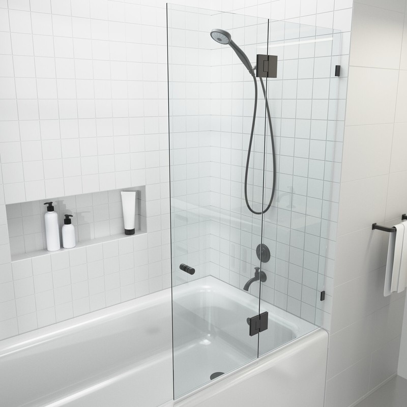 Hinged Frameless Tub Door