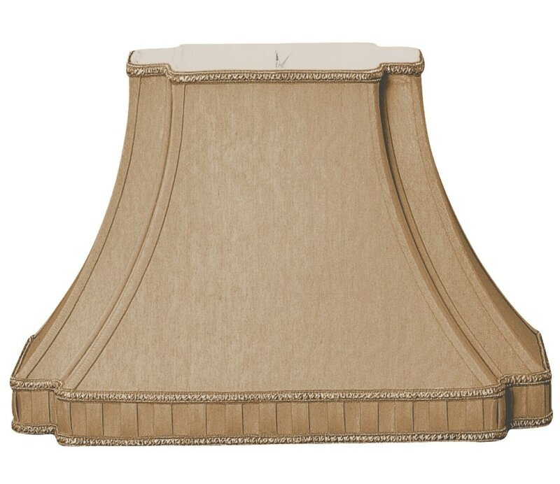 Inverted Cut Corner Oriental Lamp Shade