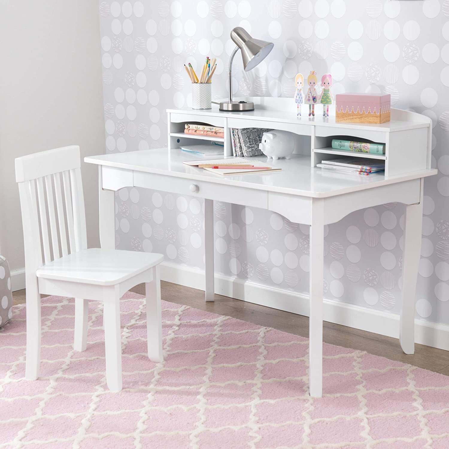 Kids Desk with Hutch and Chair