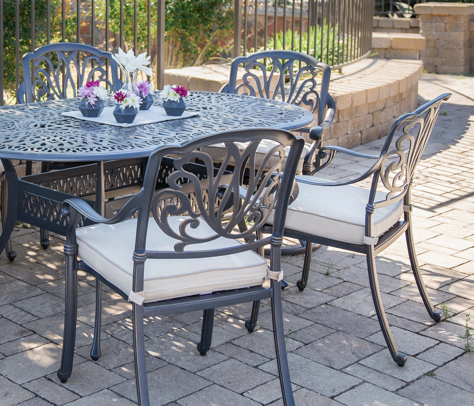 Kilmer Patio Dining Chair with Cushion