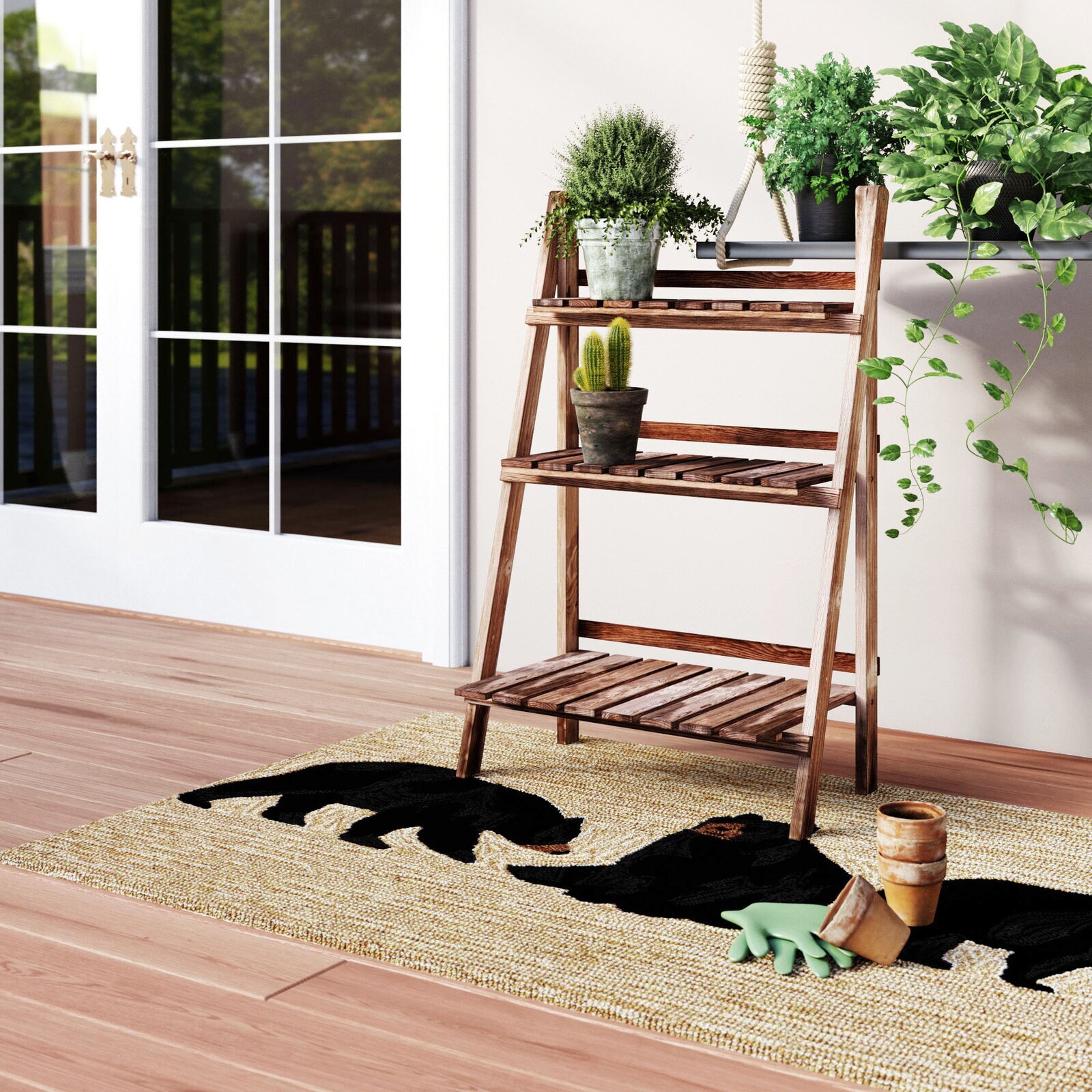 Ladder style Multi tier Plants Table