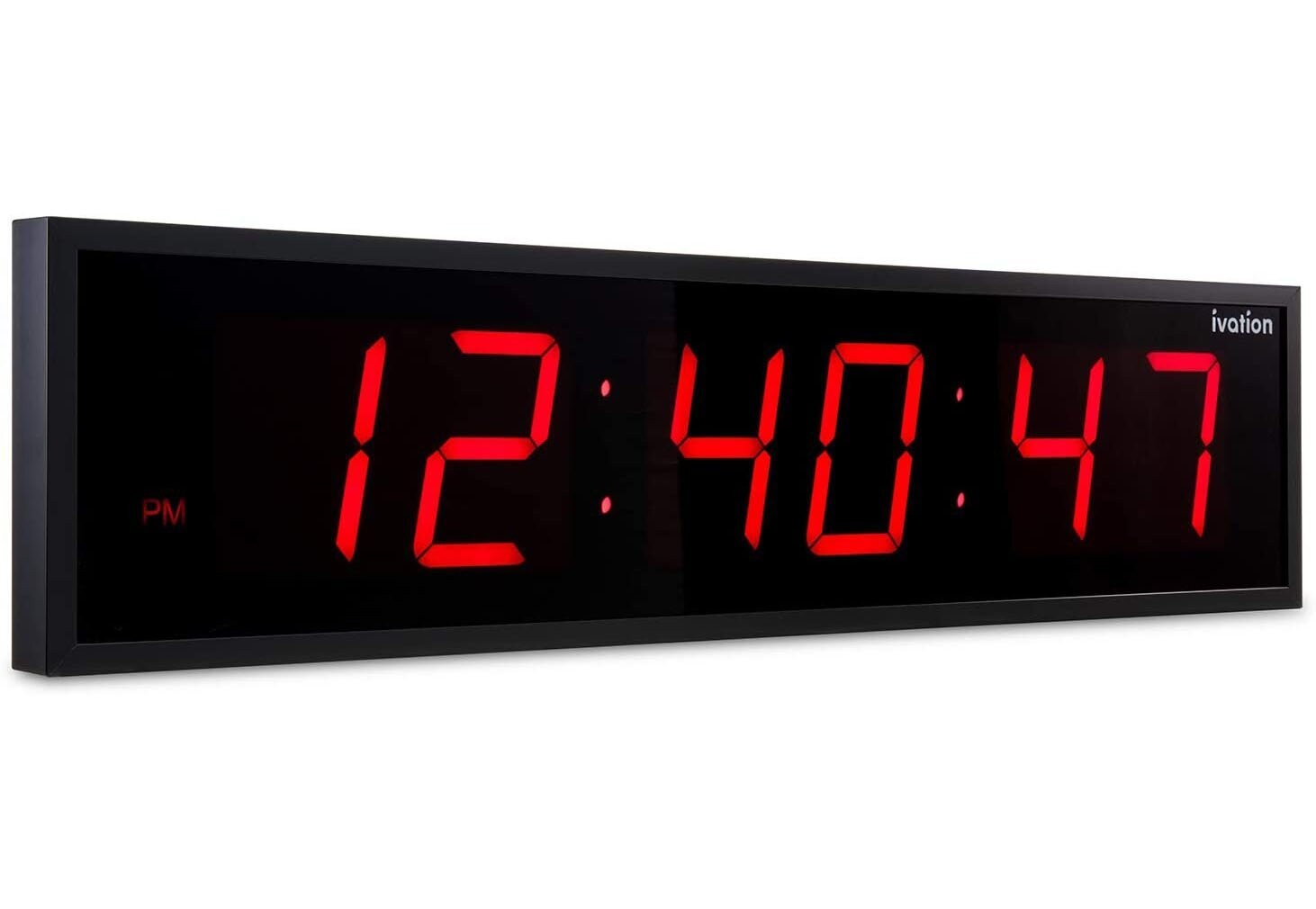 Large Digital Led Wall Clock