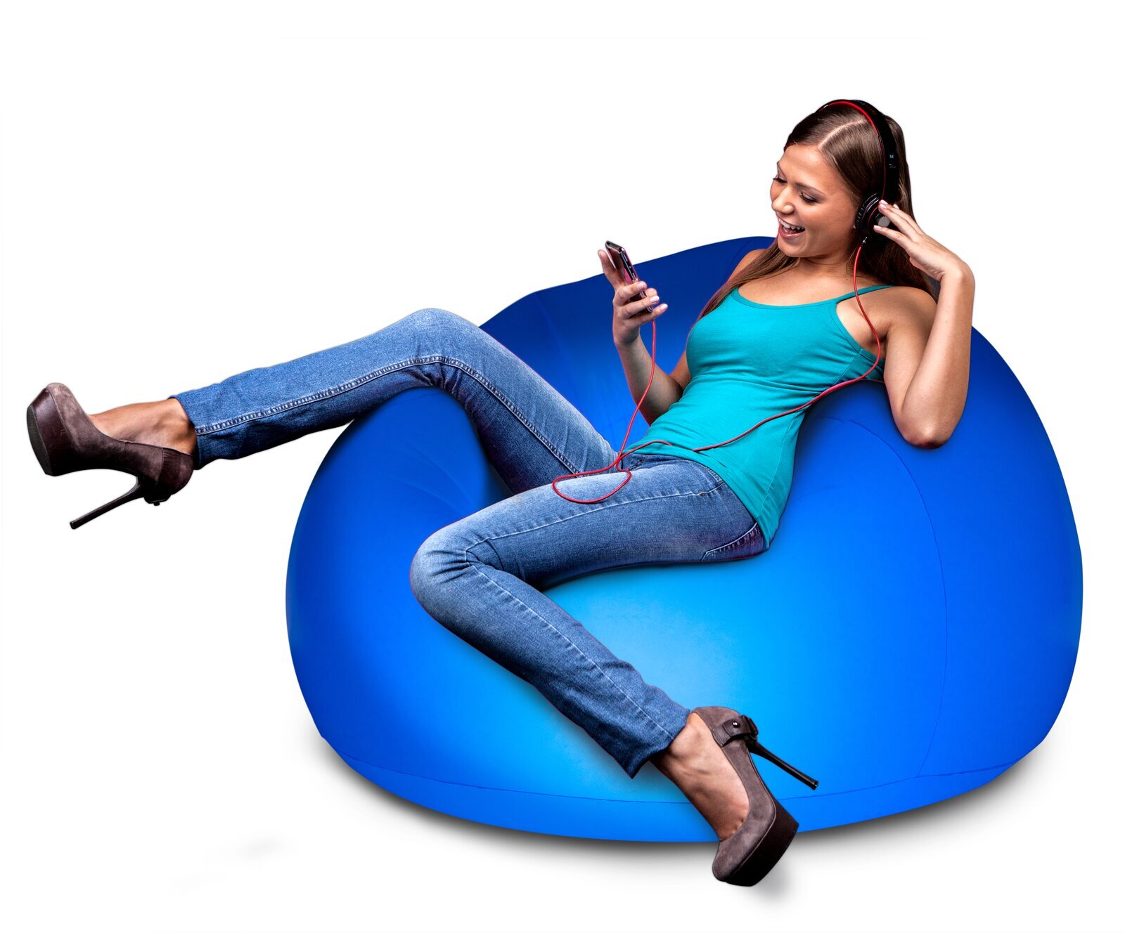 LED light inflatable chair