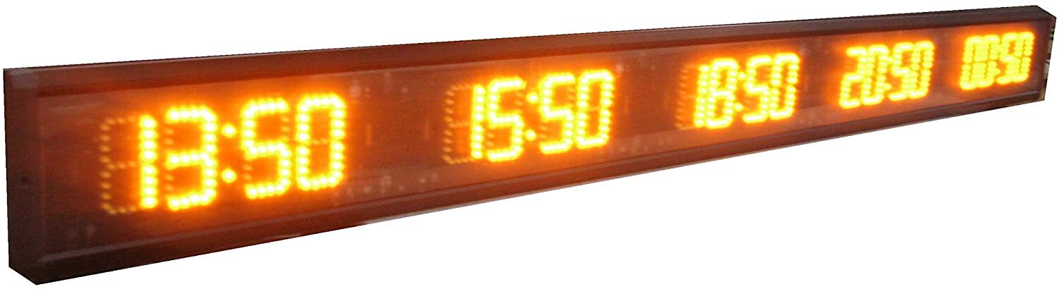 Led World Wall Clock