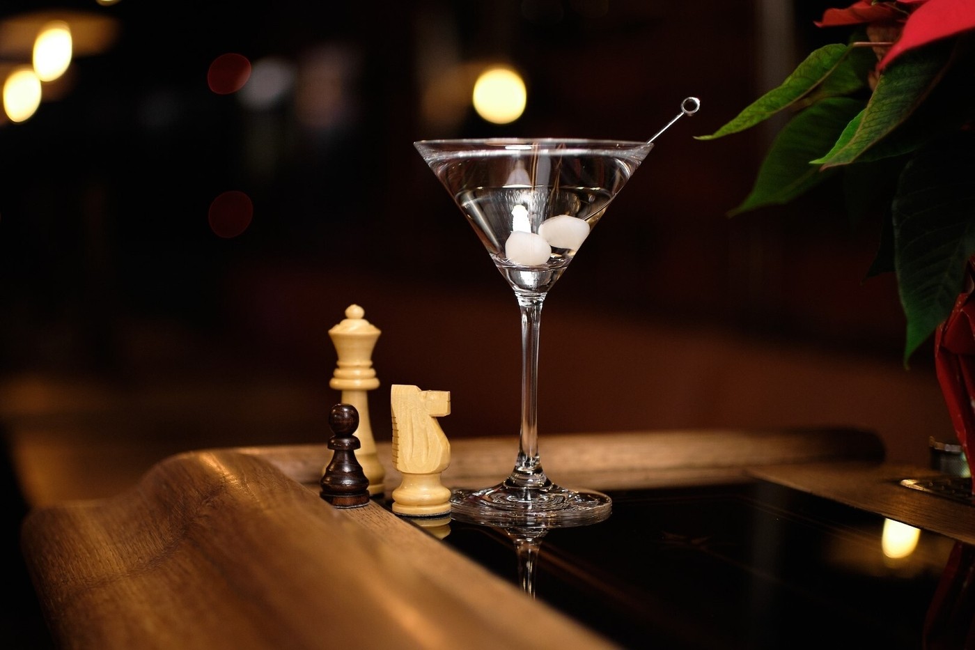 Martini gibson cocktail 