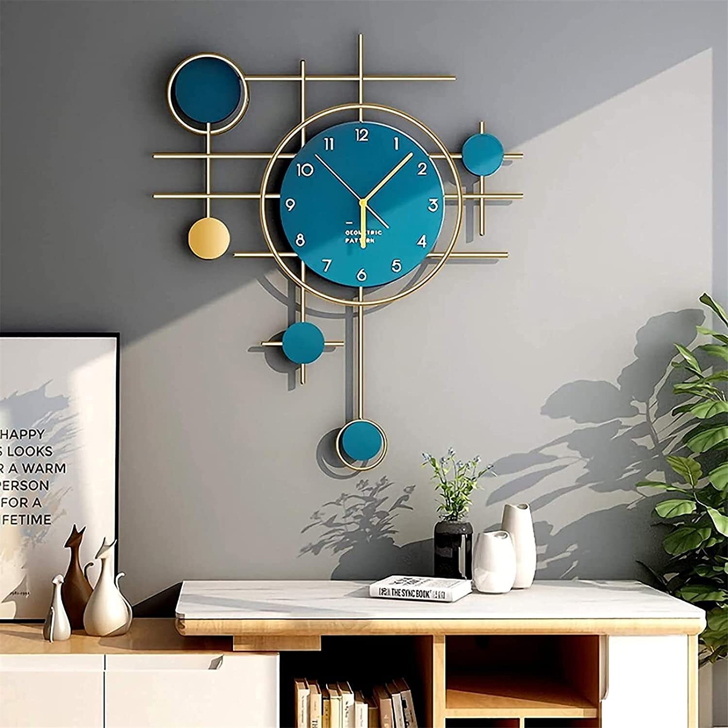Mid century modern wall clocks 