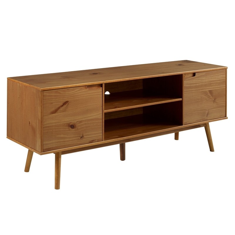 Mid century modern wooden TV cabinet