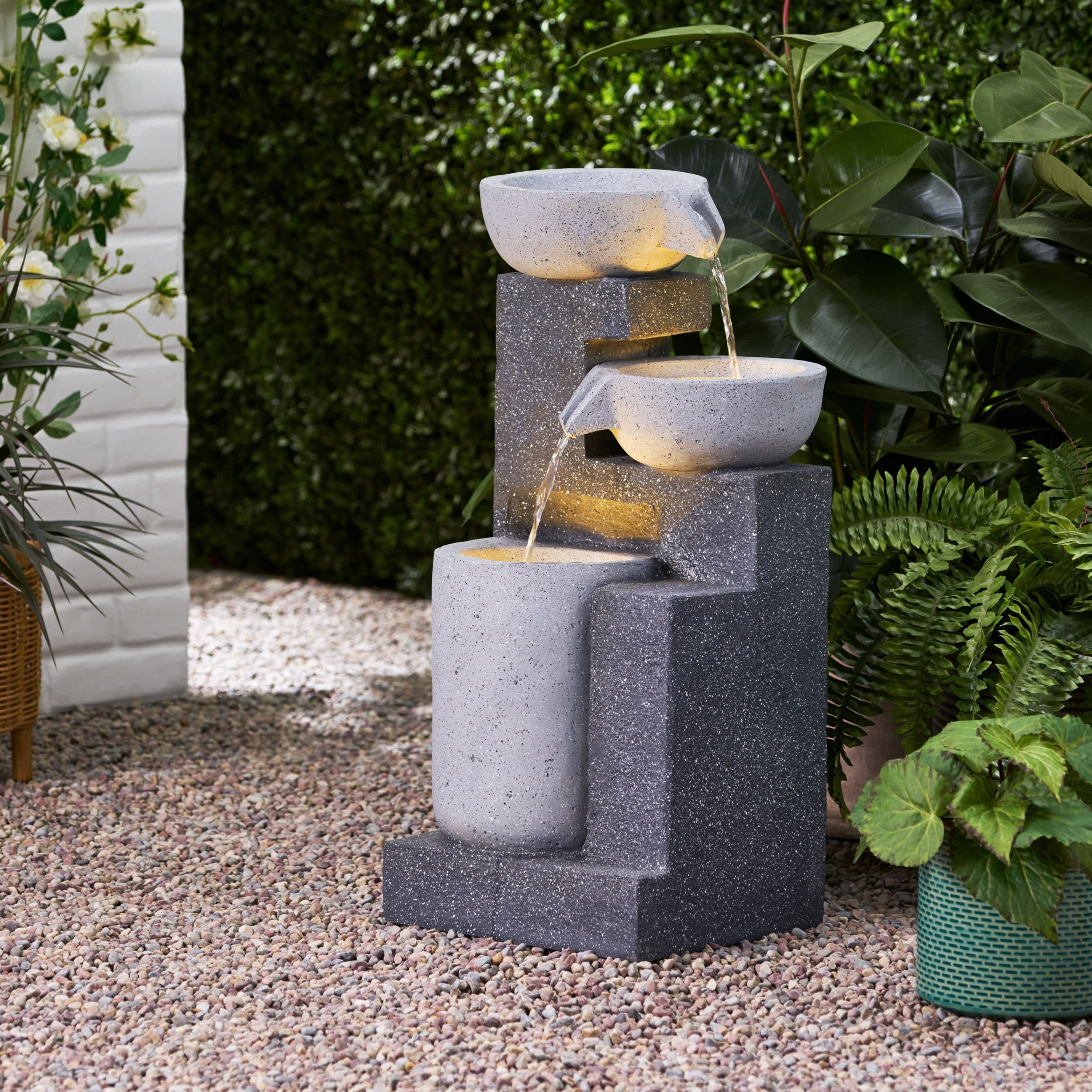 Outdoor Corner Fountains