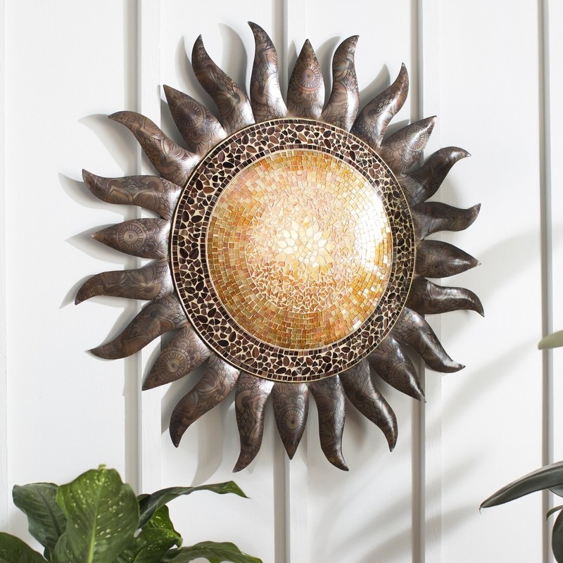 Mosaic Sun Wall Decor