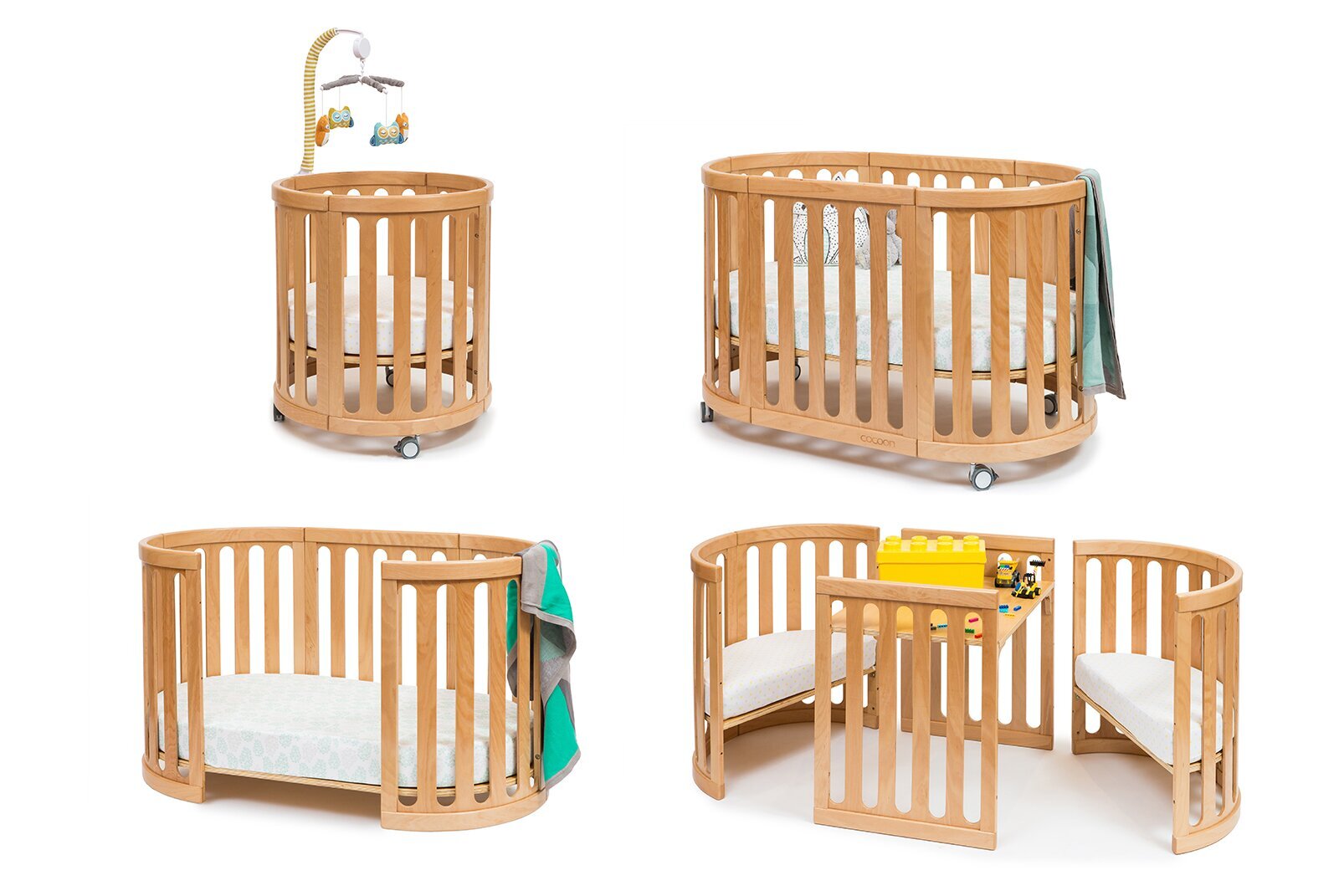 Wooden Bassinet Cradles