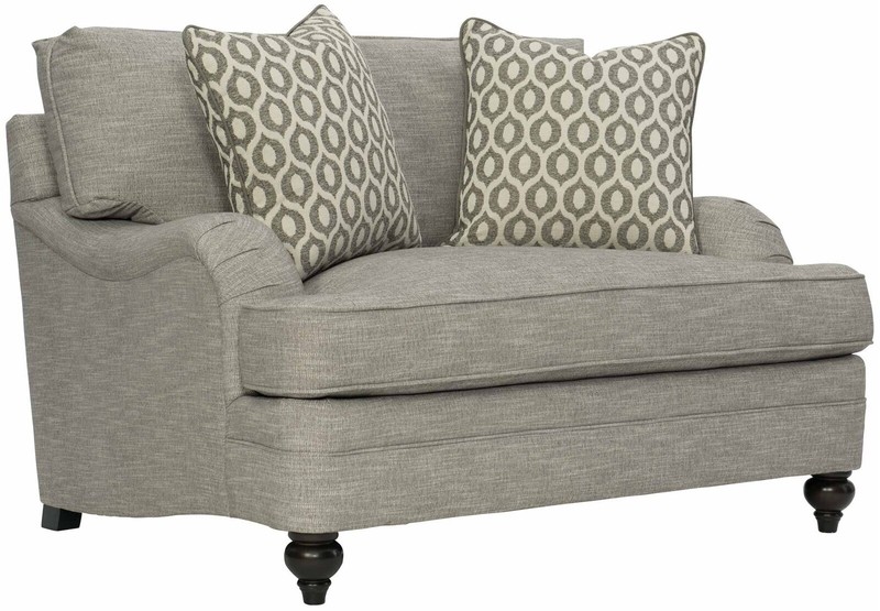 Oversized cuddle chair with cushions