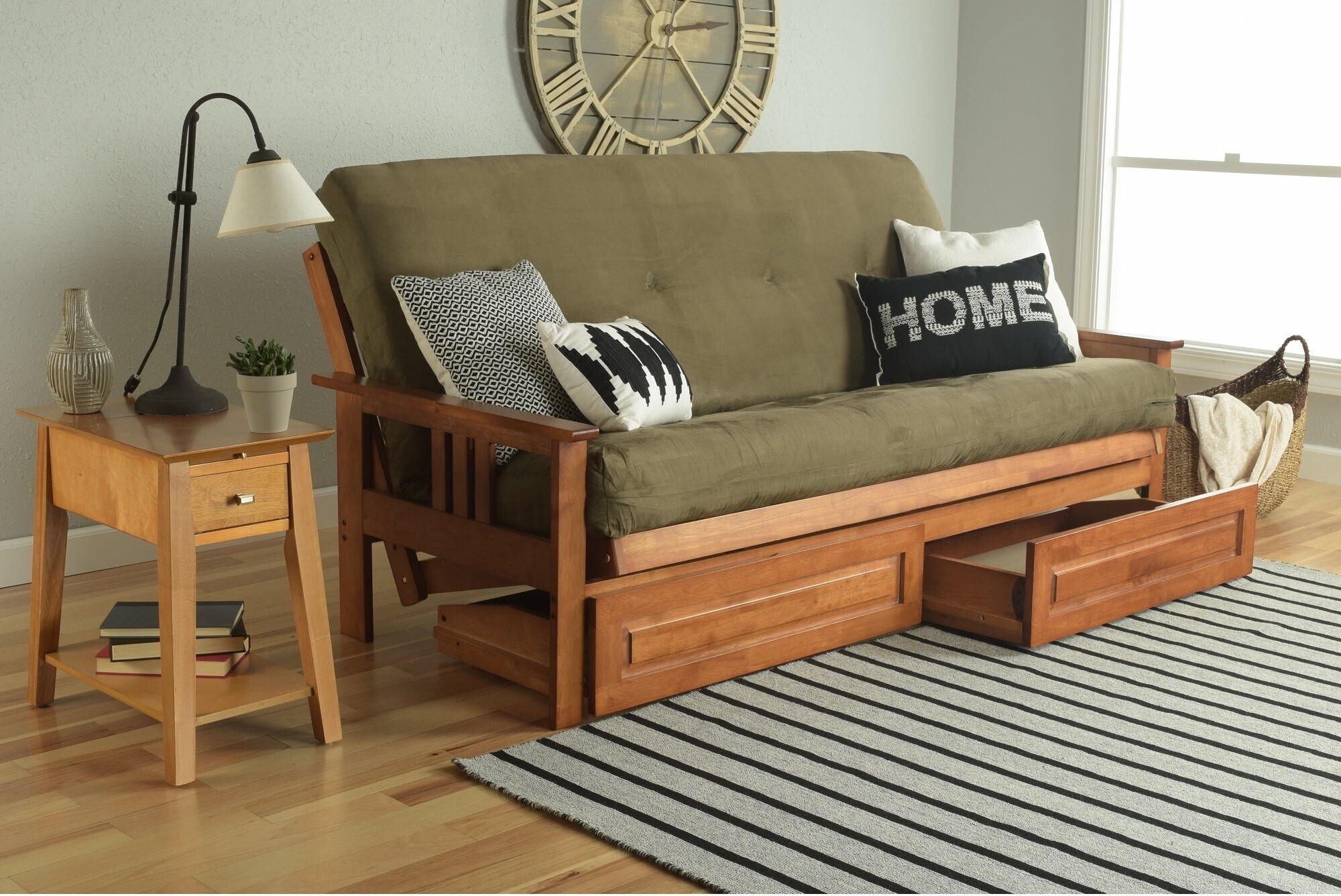 Porch and Den Kern Storage Futon