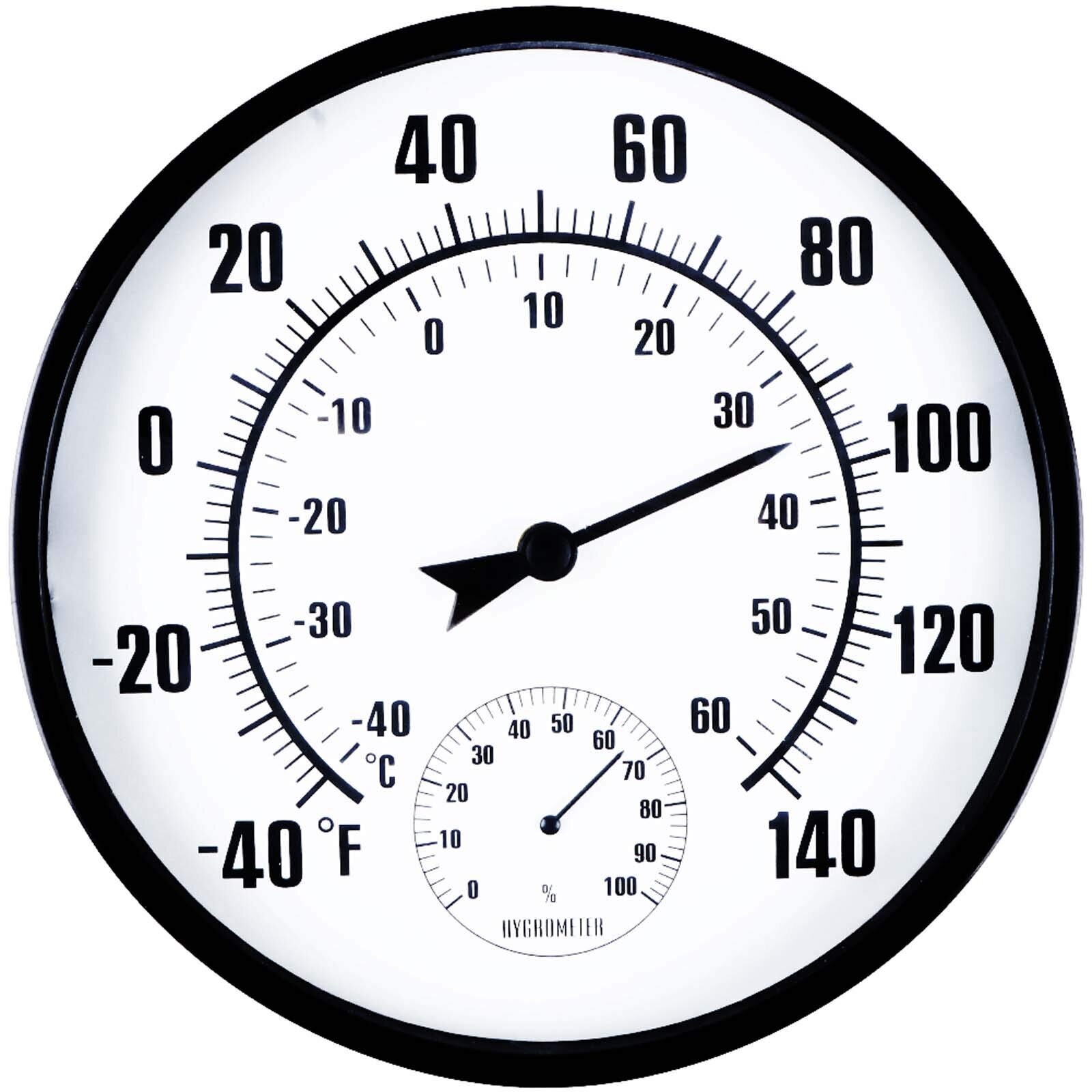 Practical jumbo outdoor thermometer