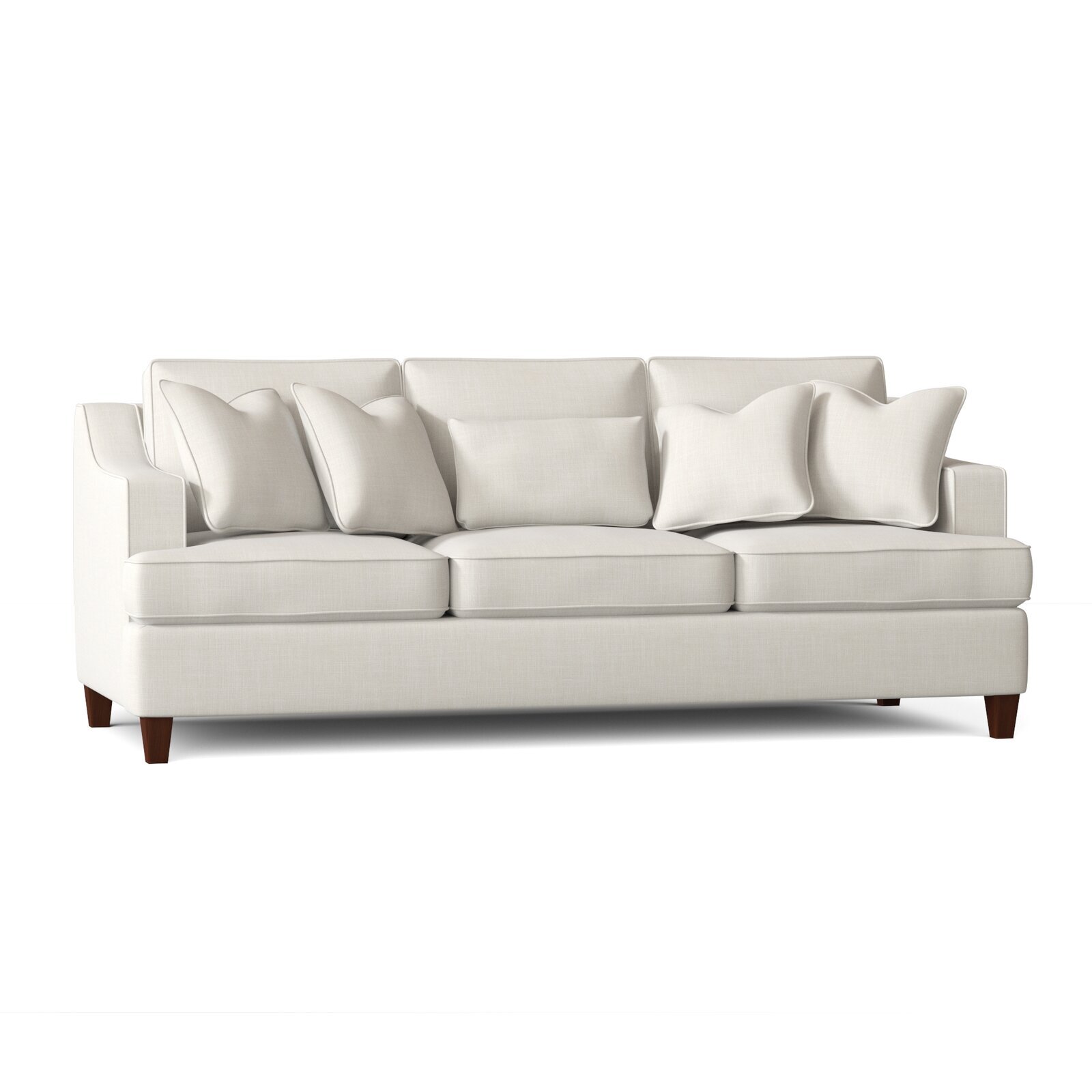Recessed Arm Fabric Sofa
