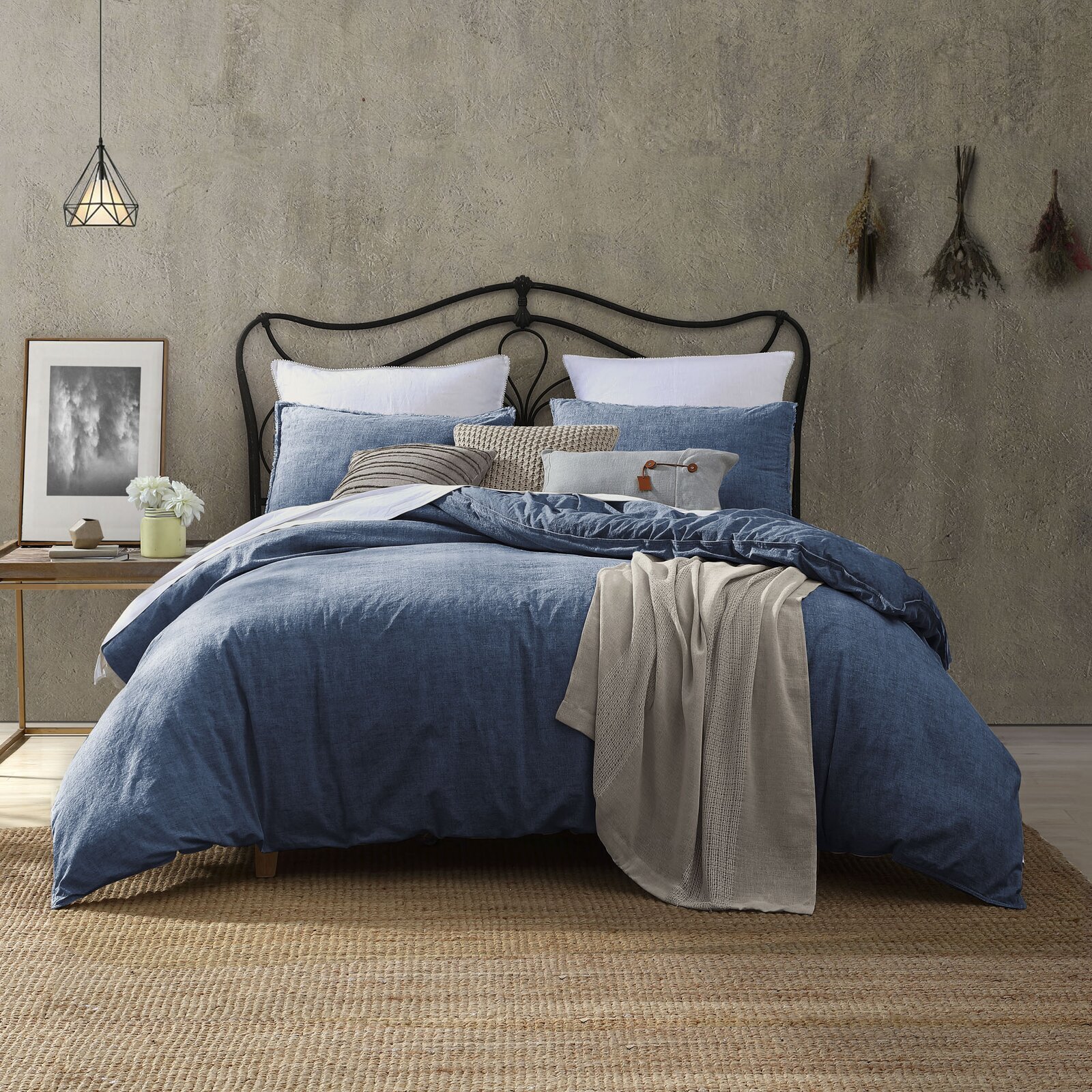 Reversible Two Piece Masculine Comforter Set
