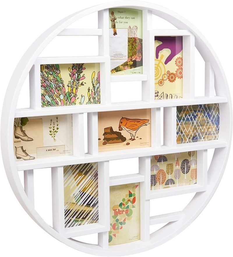 Round Collage Photo Frame Design