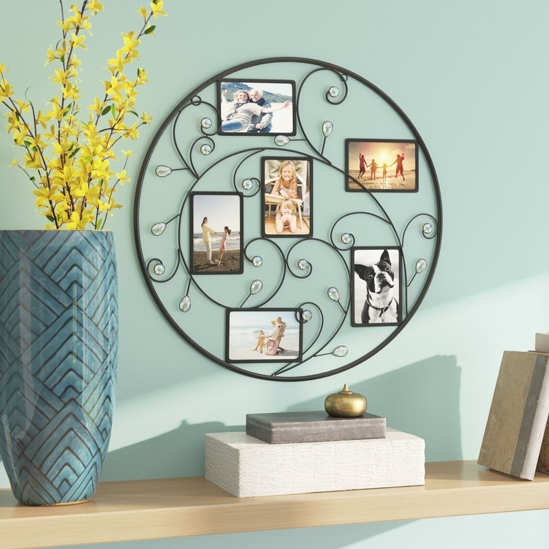 Round Iron Wall Collage Frame