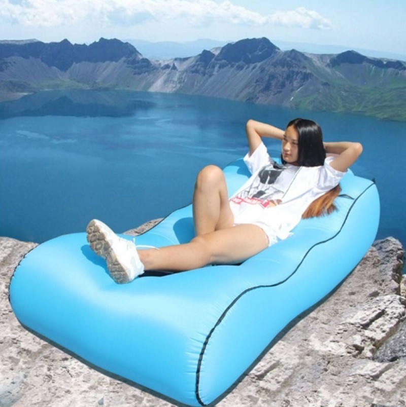 Set of three blow up chairs