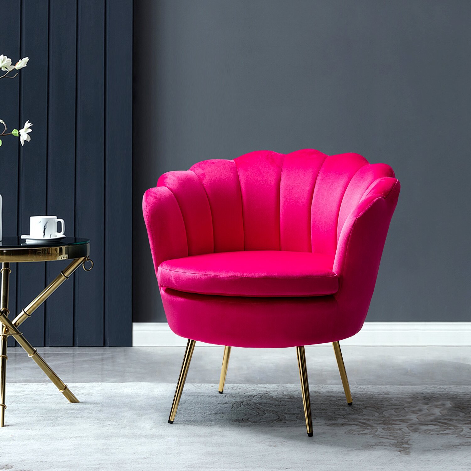 Shell Back Deco Chair