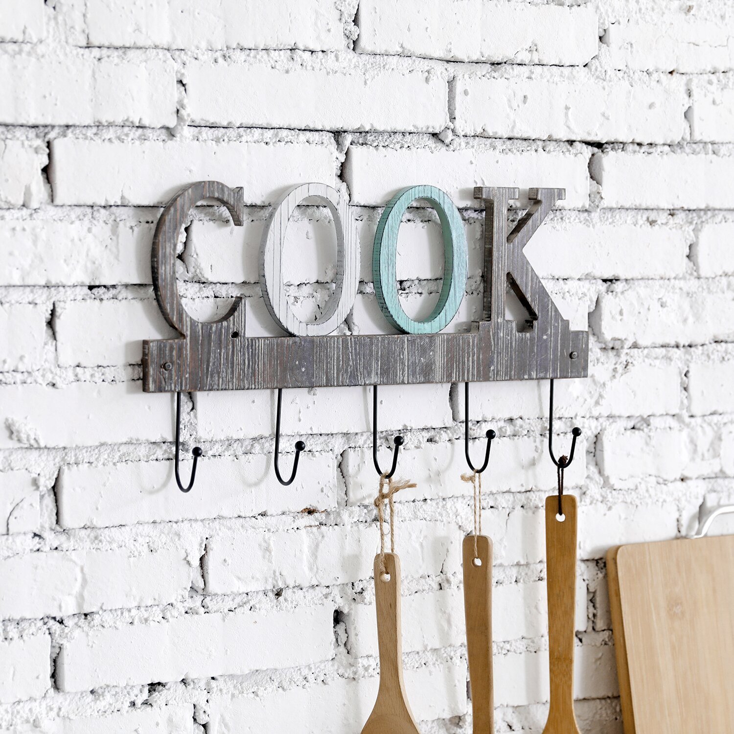 Slogan Utensil Hanging Rack 
