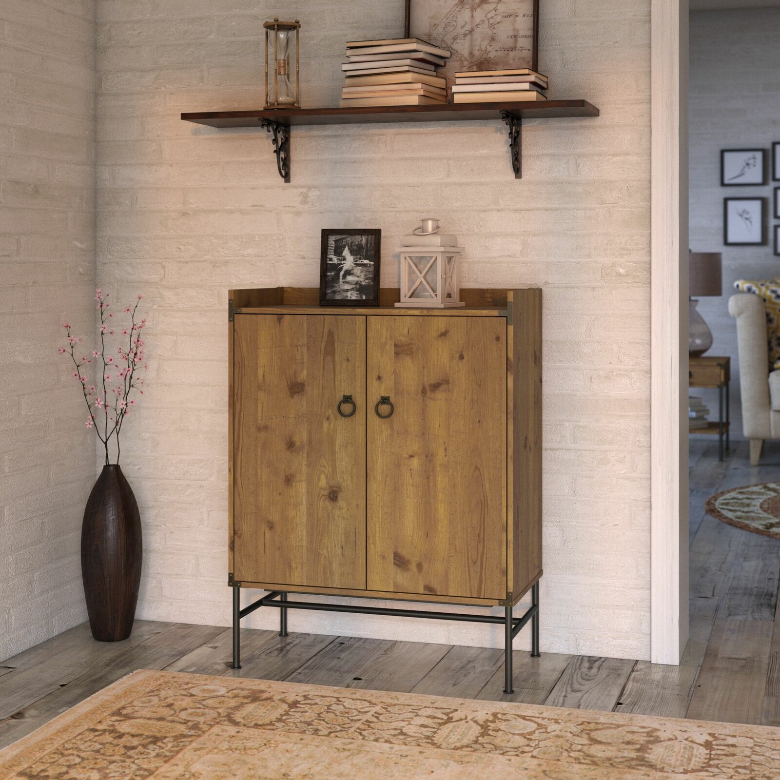Small liquor cabinet ideas for updated rustic looks