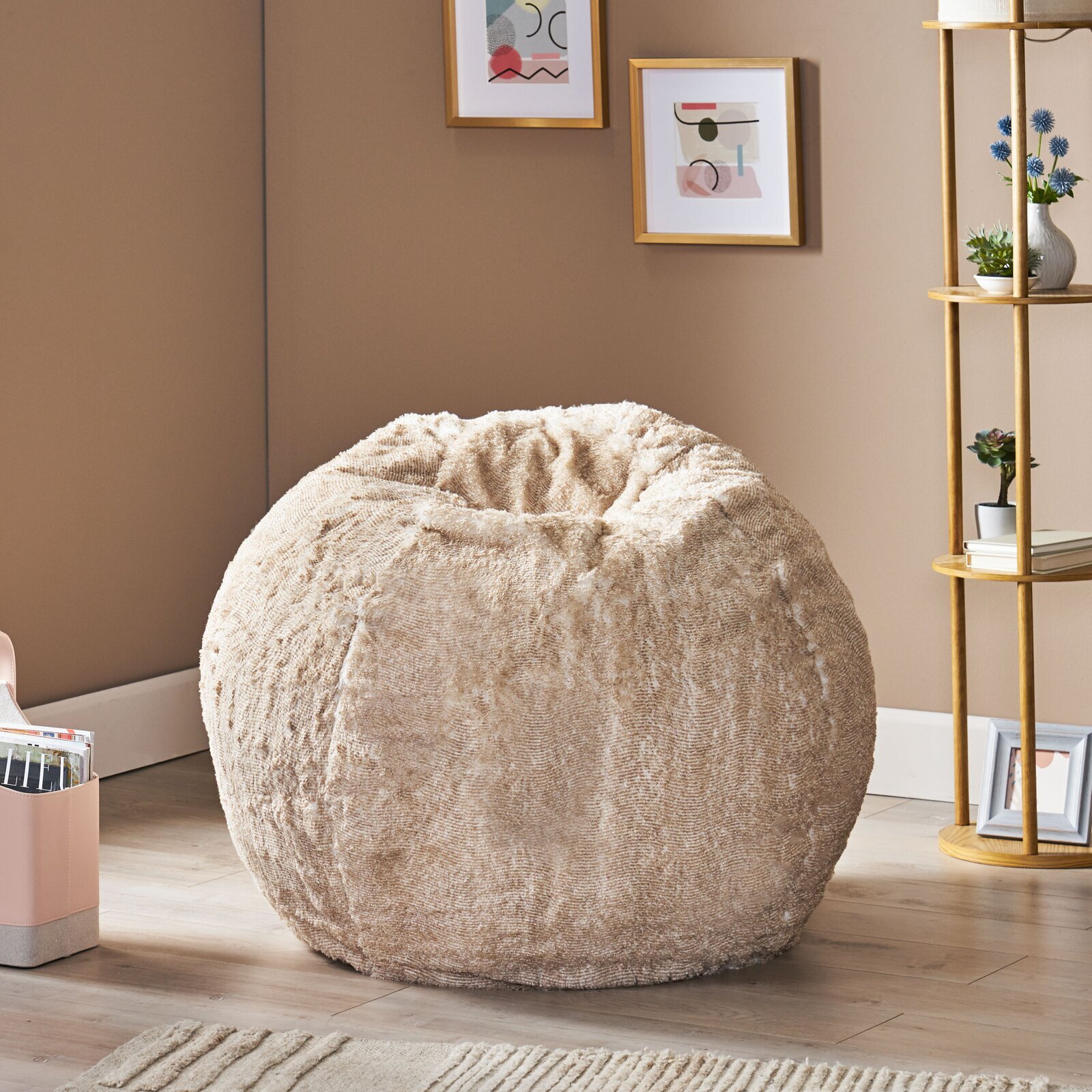 Smooth Giant Fur Bean Bag 