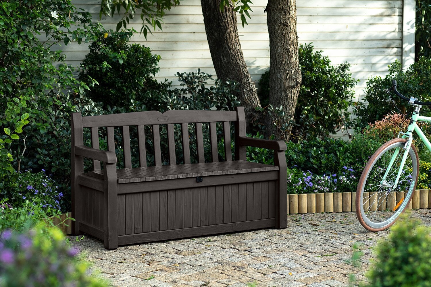 Solana Plastic Storage Bench