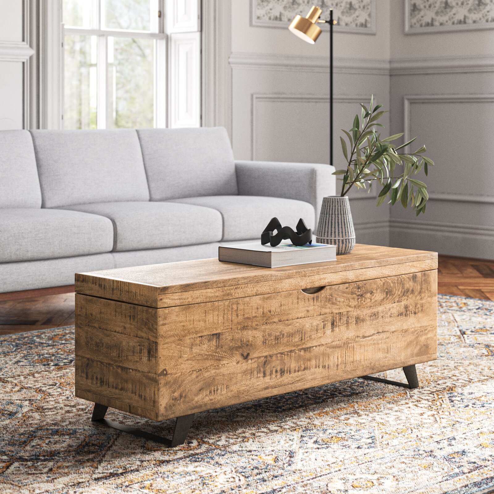 Solid Wooden Extra Large Storage Trunk