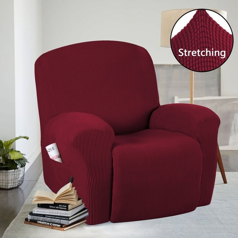 Spandex Box Cushion Recliner Slipcover