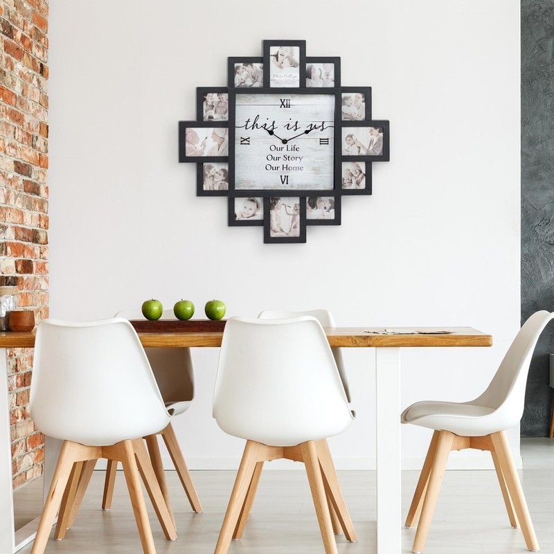 Special clocks with a frame full of pictures