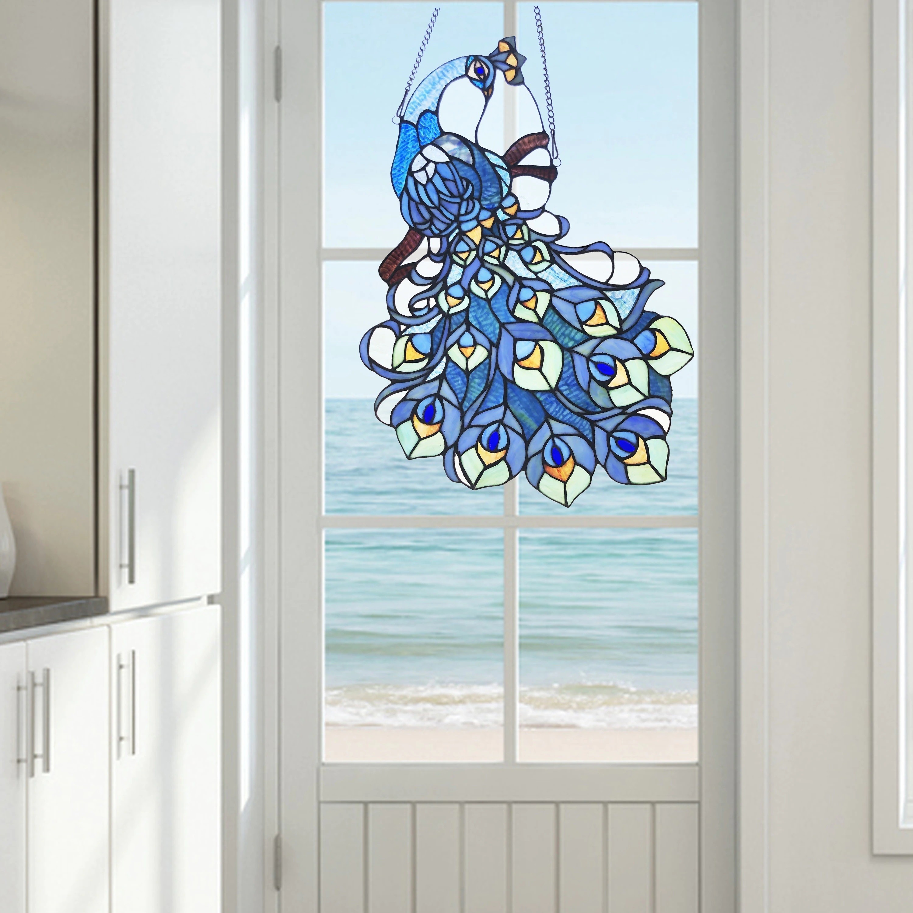 Stained glass window panels that mirror your palette