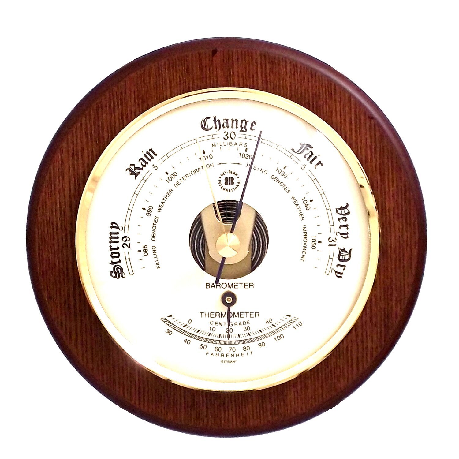 Stately and traditional large outdoor thermometer