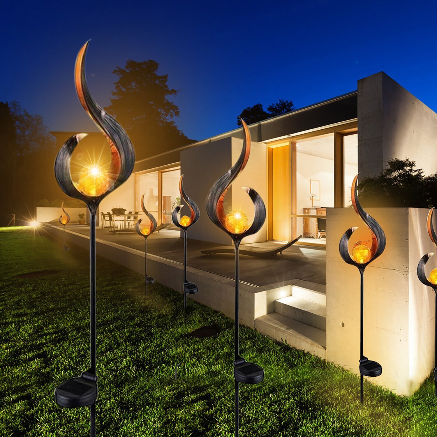 Statement fire lamps in unique designs 