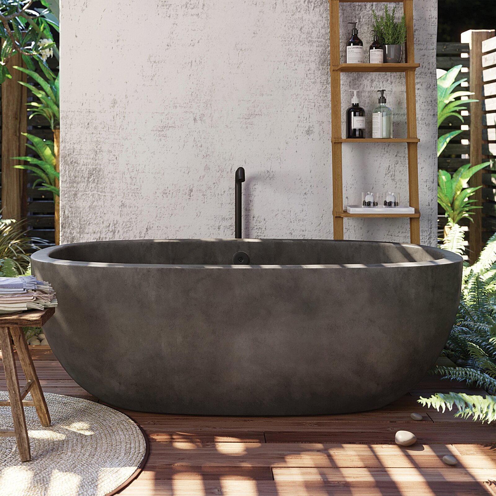 Stone Plus Size Bathtub