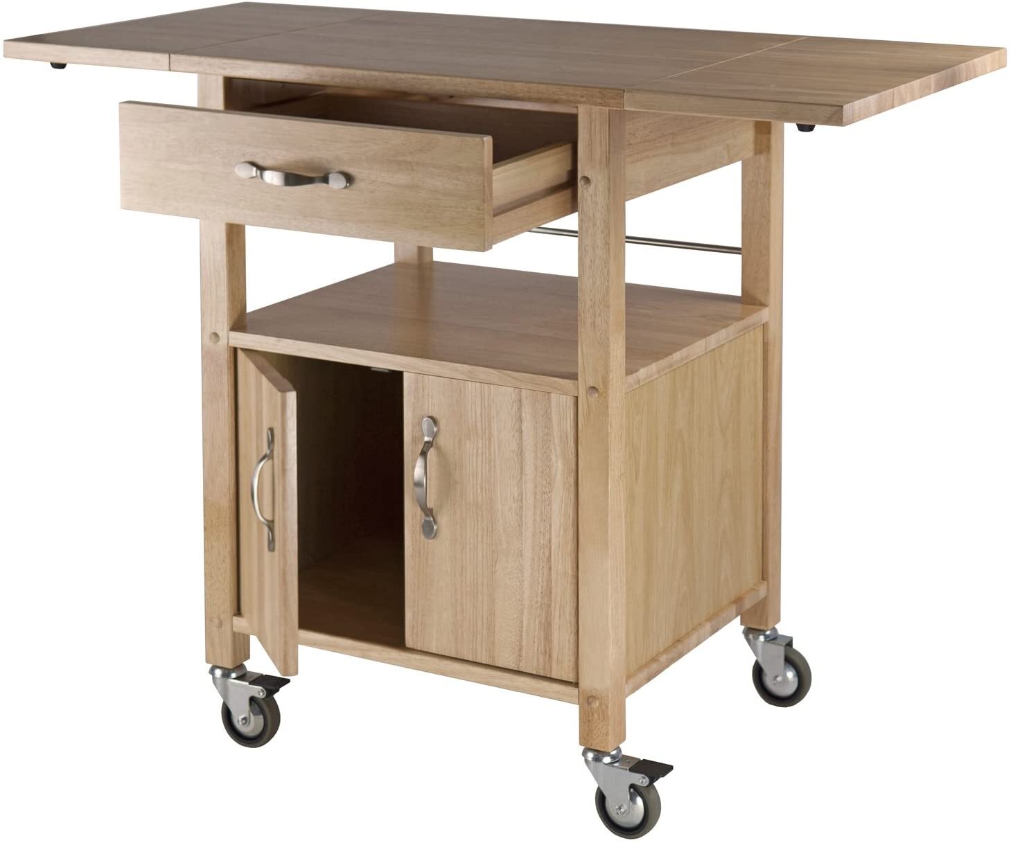 Storage Cart Turned into Portable Kitchen Island