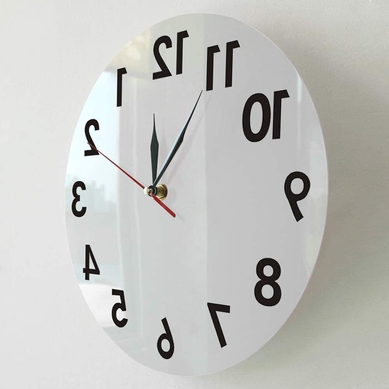 Strange clocks or   skcolc egnarts?