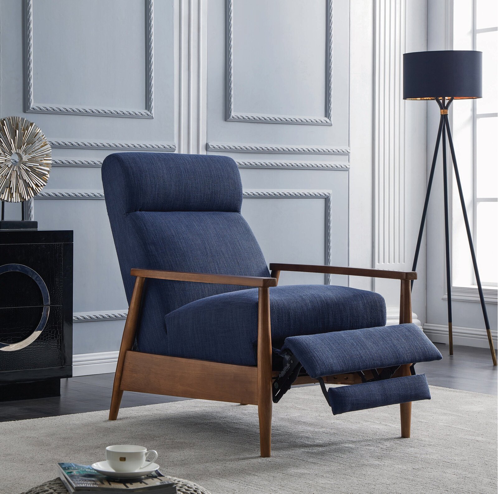 Stylish Small Wall Hugging Recliner
