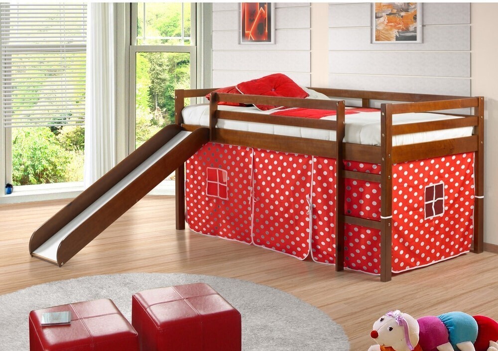 Tent for bunk bed privacy shield for lower bunk