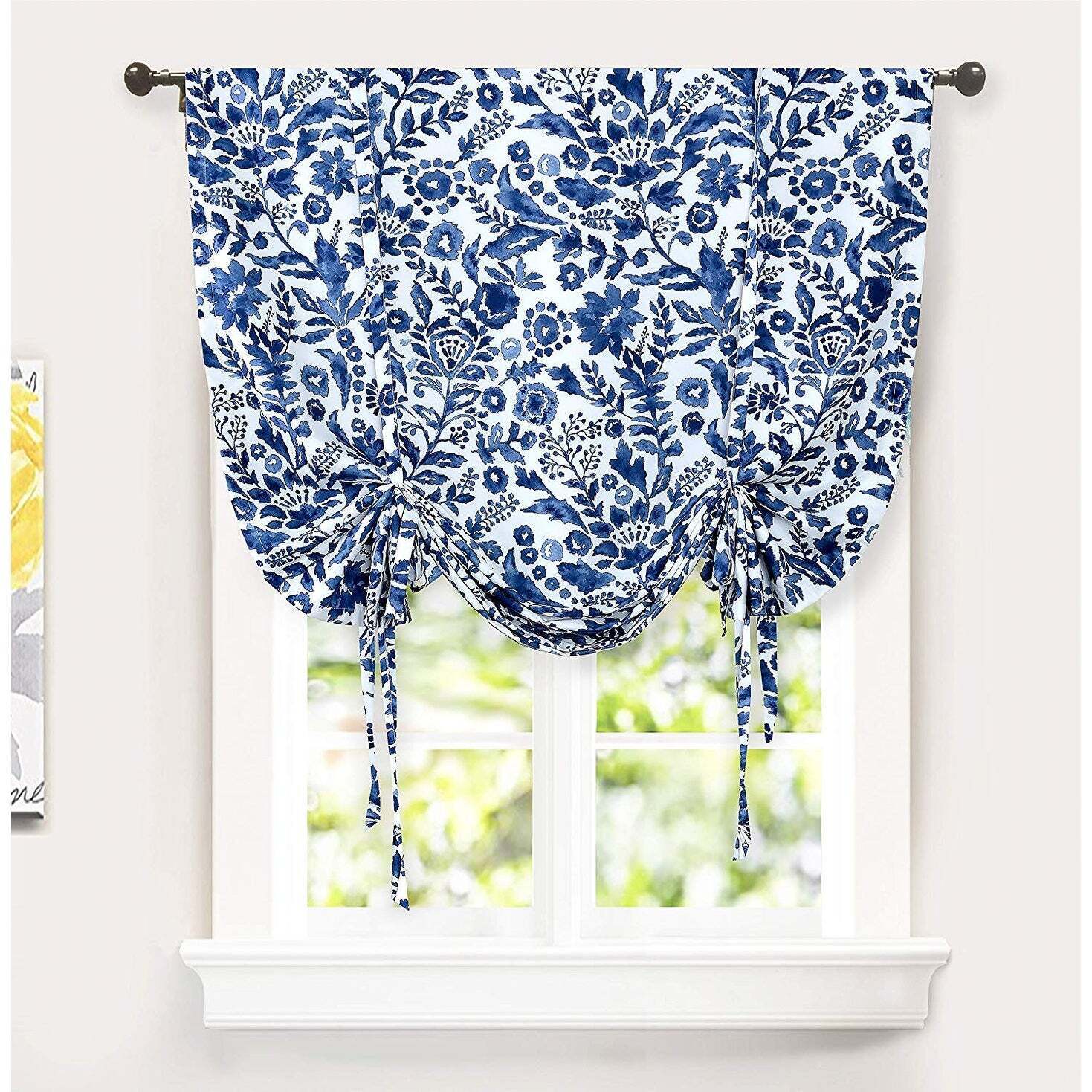 Tie up Single Window Curtain