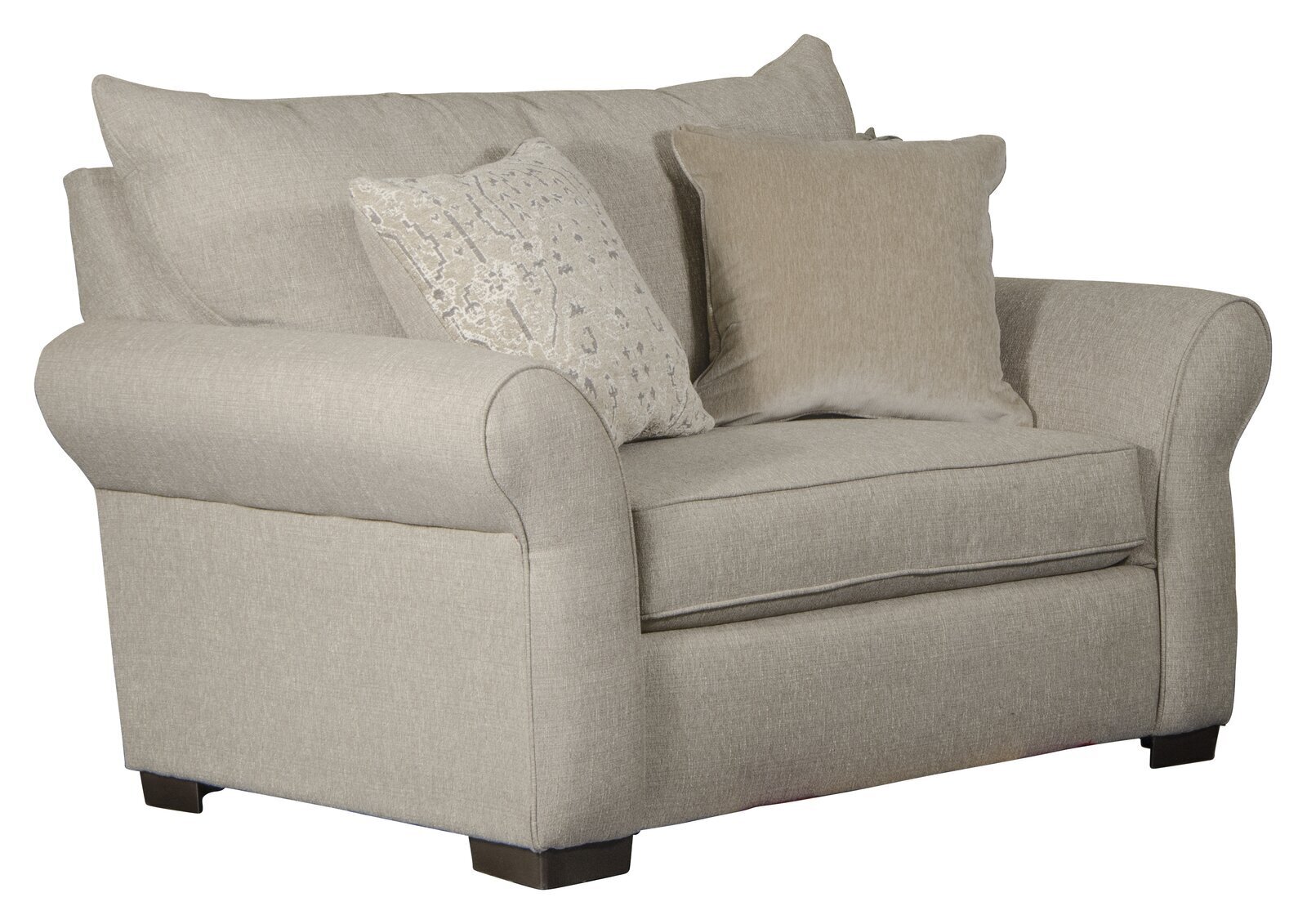 Timelessly cozy snuggle chair