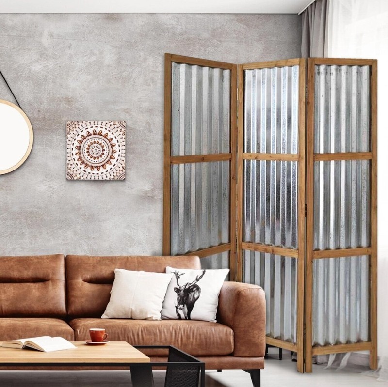 Tin Freestanding Sliding Room Dividers