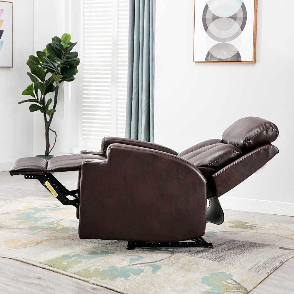Traditional Air Leather Wall Hugger Recliner