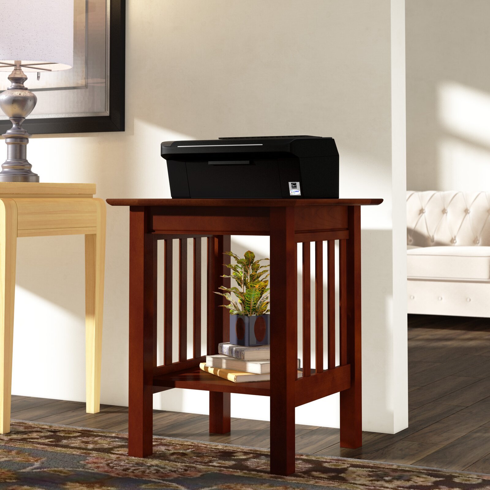 Traditional printer table design