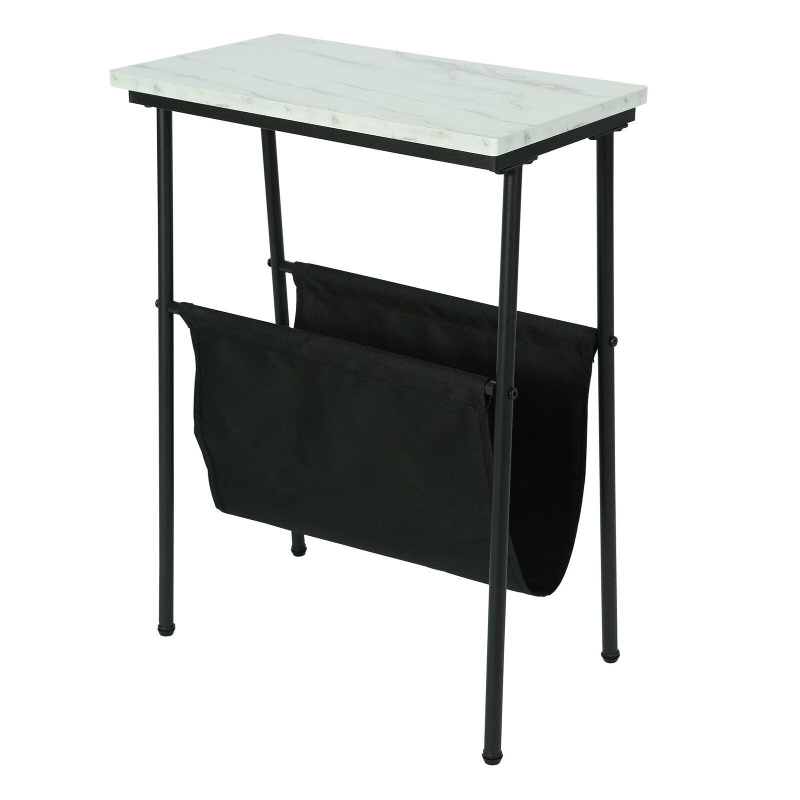 Transitional magazine table