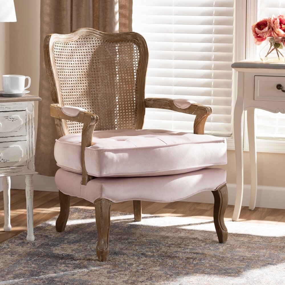 Tufted French Style Chair
