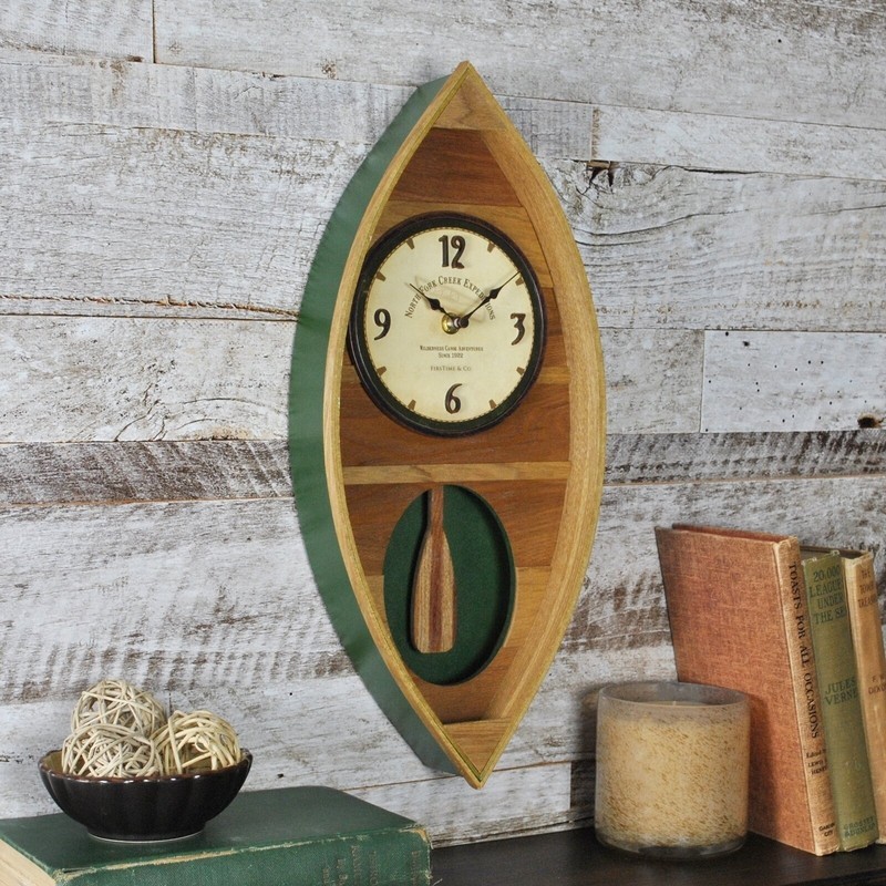 Unique pendulum wall clocks for outdoorsy souls