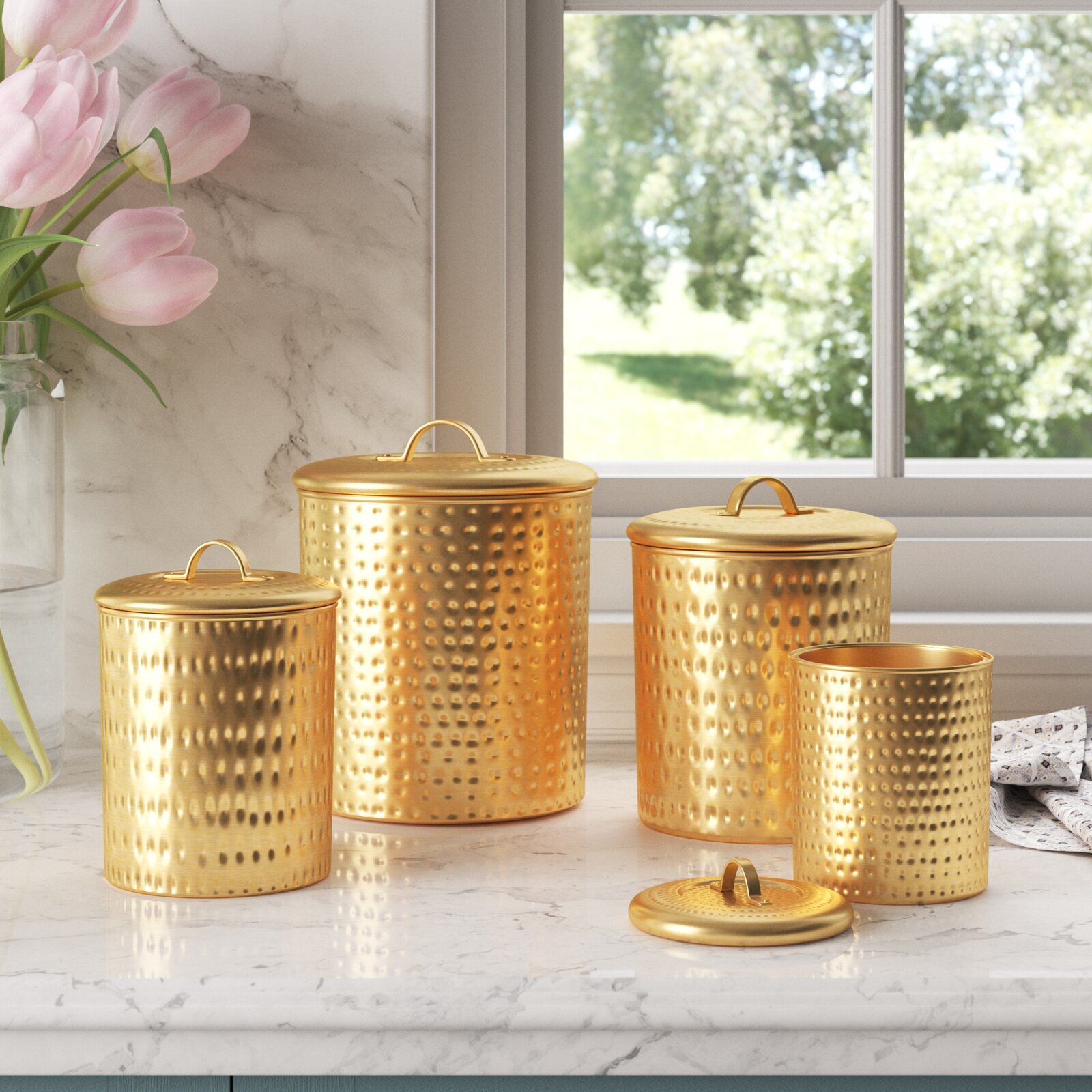 Unusual Kitchen Canisters Mimicking Pots