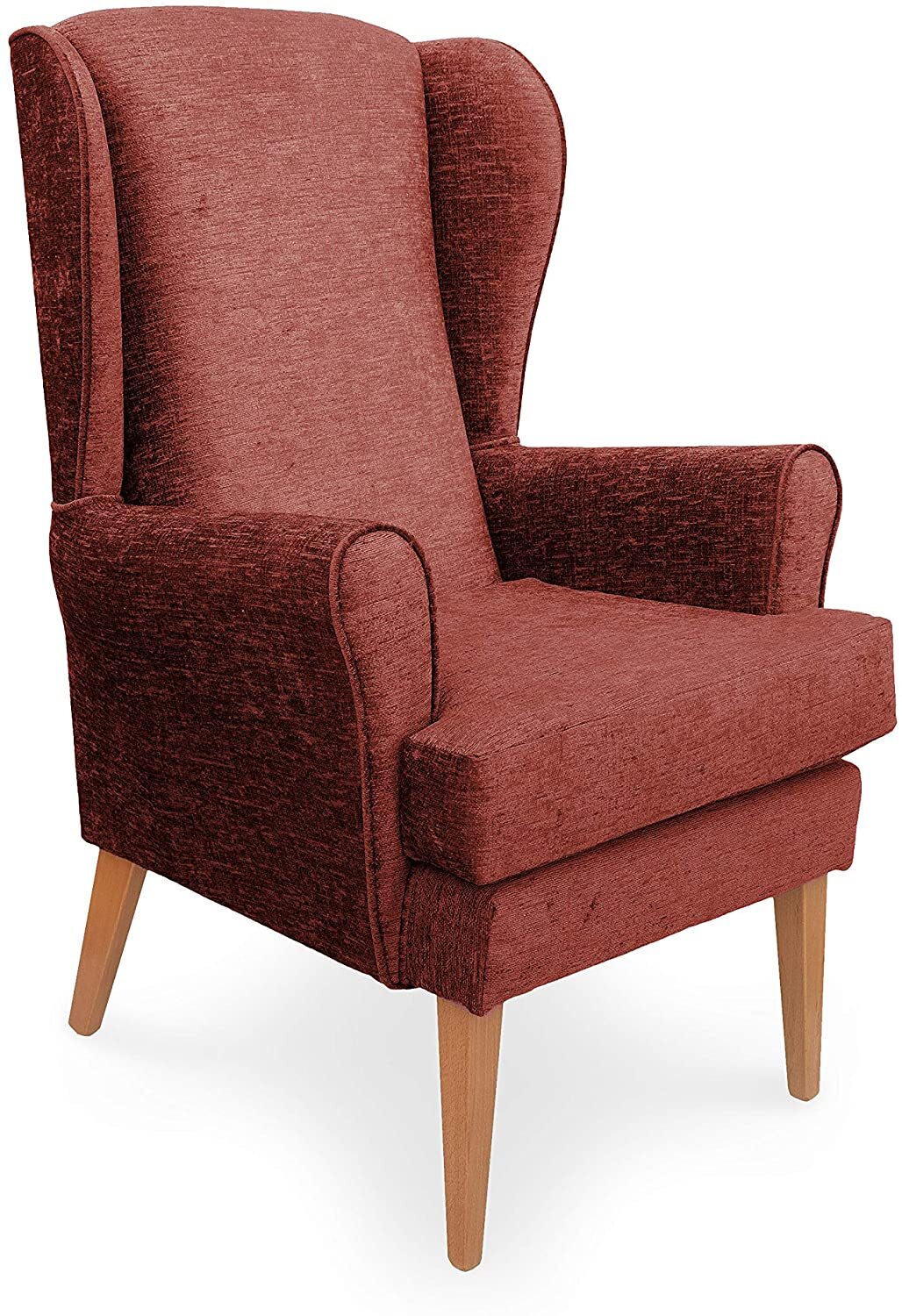 Upholstered Wingback Orthopedic Living Room Chair 