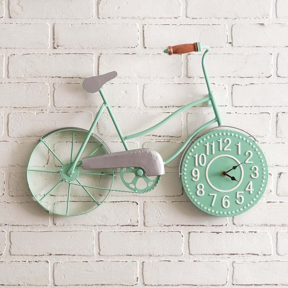Vintage Bicycle Wall Clock for Kitchen